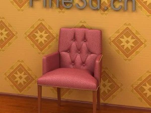 प्राचीन09कुर्सी068ए 3D मॉडल