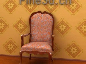 antiguidade09omchair039 Modelo 3D