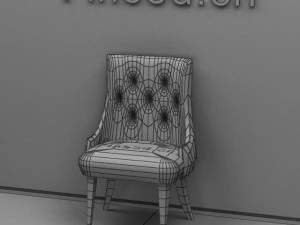antique09omchair044 3D Model
