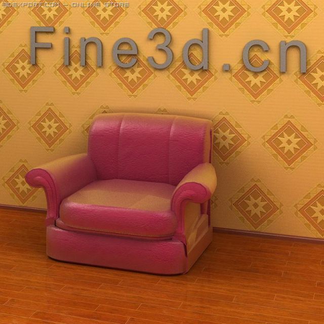 antique09omsofa041 3D Model .c4d .max .obj .3ds .fbx .stl .blend