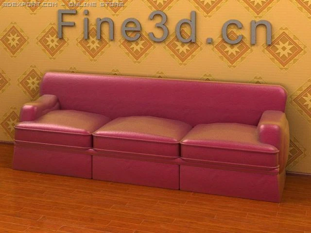 antique09omsofa043 3D Model .c4d .max .obj .3ds .fbx .stl .blend 