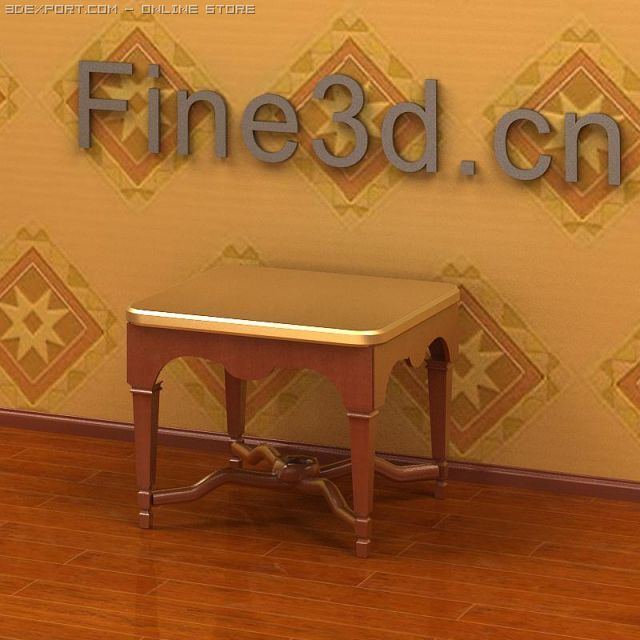antique09omtable046c 3D Model .c4d .max .obj .3ds .fbx .stl .blend 