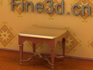 antique09omtable046c 3Dモデル
