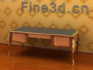 antique09table054a 3D Model