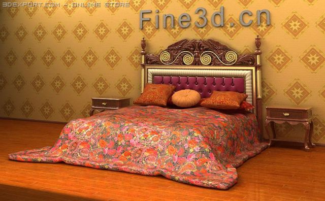 antique09bed076a 3Dモデル .c4d .max .obj .3ds .fbx .stl .blend 
