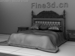 antique09bed076a 3Dモデル