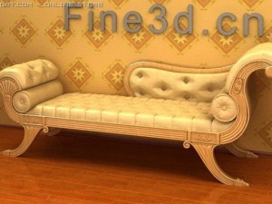 antique09chair071a 3D Модель