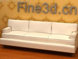 antique09sofa067b 3Dモデル