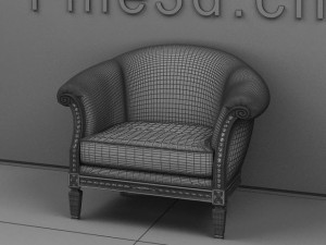 antique09sofa080a 3Dモデル