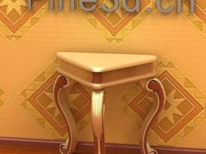 antique09table075a Model 3D