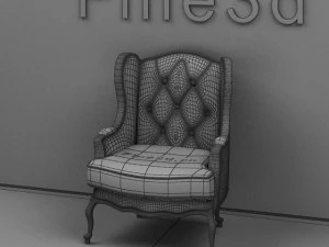 antique09sofa097a 3D Model