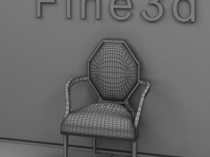 antique09chair091a Modèle 3D