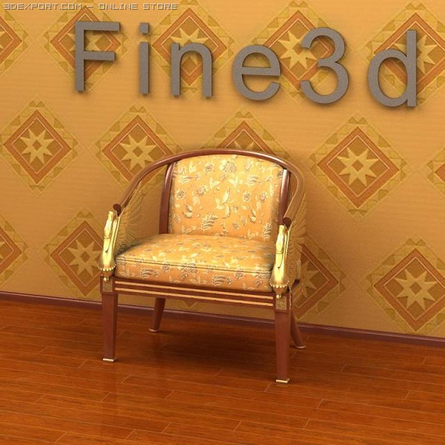 antique09chair0107a Modèle 3D .c4d .max .obj .3ds .fbx .stl .blend 