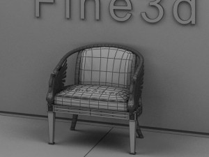 antique09chair0107a Modèle 3D