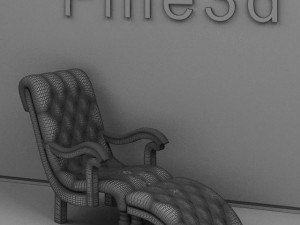 antique09chair0109a 3D Modell