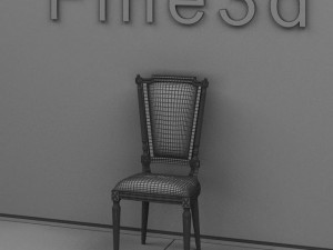 antique09chair0112a 3D Model