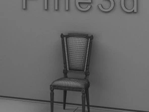 antique09chair0112a 3D Model