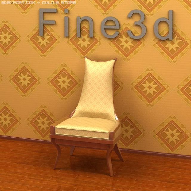 antique09chair0113a Modello 3D .c4d .max .obj .3ds .fbx .stl .blend 