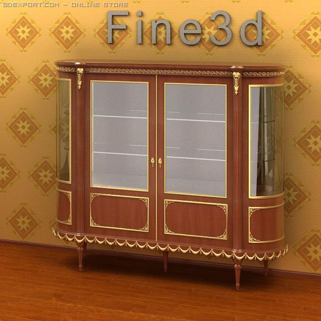 antique09cupboard0112b Modèle 3D .c4d .max .obj .3ds .fbx .stl .blend 