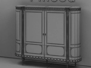 antique09cupboard0112b 3D Model
