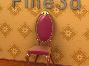 antique09chair010a 3D Model