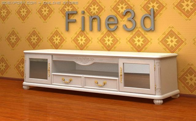 antique09cupboard07a Modello 3D .c4d .max .obj .3ds .fbx .stl .blend
