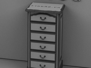 antique09cupboard08a 3D 모델