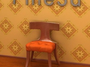antique09chair016a 3D Модель
