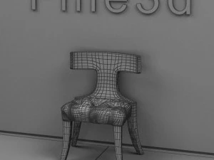 antique09chair016a 3D Model
