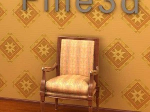 古董09椅子018a 3D 模型