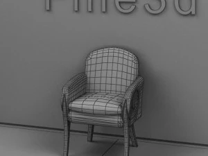 antique09chair019a 3D Model