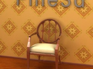 antique09chair020a 3D 模型