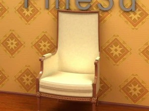 antico09sedia024a Modello 3D