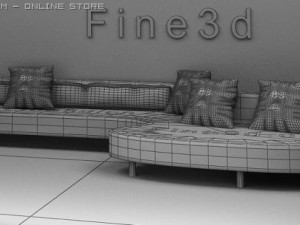 antique09sofa025a 3D Model