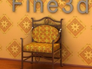 antique02chair0a2 Modèle 3D