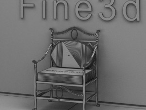 antique02chair0a2 Model 3D