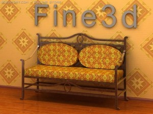 antique02chair0a3 3D Model