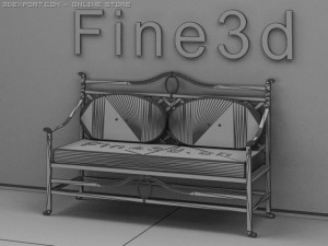 antique02chair0a3 Modèle 3D