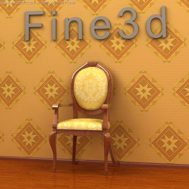 antique02chair0a8 Modèle 3D .c4d .max .obj .3ds .fbx .stl .blend 