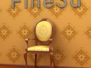 antiek02stoel0a8 3D Model