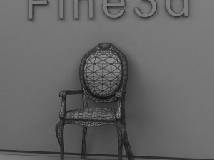 antique02chair0a8 Modèle 3D
