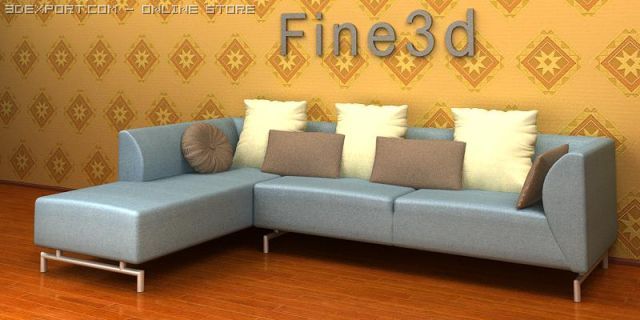 antique09sofa026a 3D Model .c4d .max .obj .3ds .fbx .stl .blend