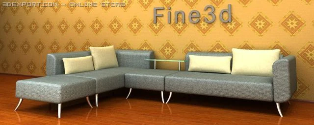 antique09sofa027a 3D Model .c4d .max .obj .3ds .fbx .stl .blend 