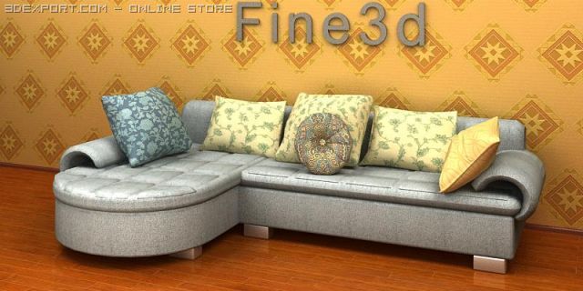 antique09sofa028a 3D Model .c4d .max .obj .3ds .fbx .stl .blend
