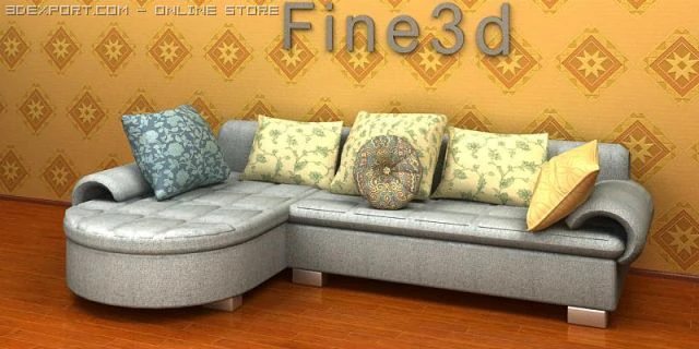 antique09sofa028a 3D Model .c4d .max .obj .3ds .fbx .stl .blend 