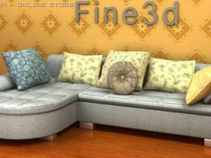 古董09沙发028a 3D 模型