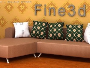 antique09sofa029a 3D 模型
