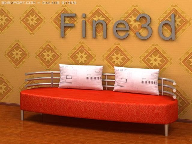 09sofa030a 3D Модель .c4d .max .obj .3ds .fbx .stl .blend 