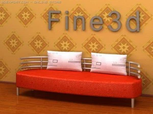 09ソファ030a 3Dモデル