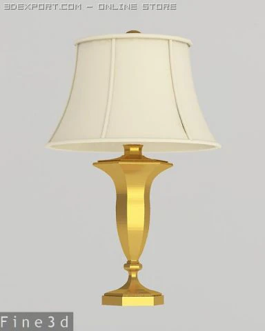 09table lamp020c 3D Model .c4d .max .obj .3ds .fbx .stl .blend 